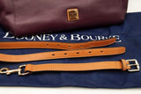 Dooney & Bourke Purple Leather Satchel Shoulder Bag Eb1025rxdu