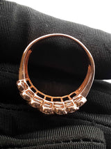 1.14 Cttw Diamond & 14k Rose Gold Multi Halo Ring 7.7 Grams Size 10 Fw0726erxdu