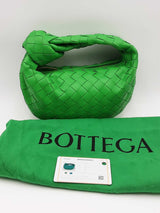 Bottega Veneta Jodie Parakeet Green Intrecciato Leather Handbag Eb0626cxzsa