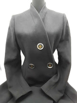 Stella Mccartney Black Wool Trench Coat Size 44 Do1124pxzde