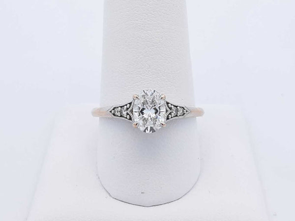0.98 Cttw Diamond & 18k White Gold Ring With Gia Cert 3 Grams Size 8.75 Fw1224lexzdu