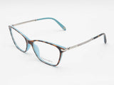 Tiffany & Co. Optical Frames In Tiffany Blue & Havana Brown Acetate Fw0926ordu