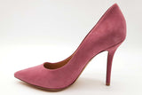 Salvatore Ferragamo Susi 100 Pink Suede Heels Size 8 Lh1223crde