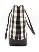 Kate Spade New York Perfect Tote In Jazzy Gingham Textured Pvc Fw0425wzsa