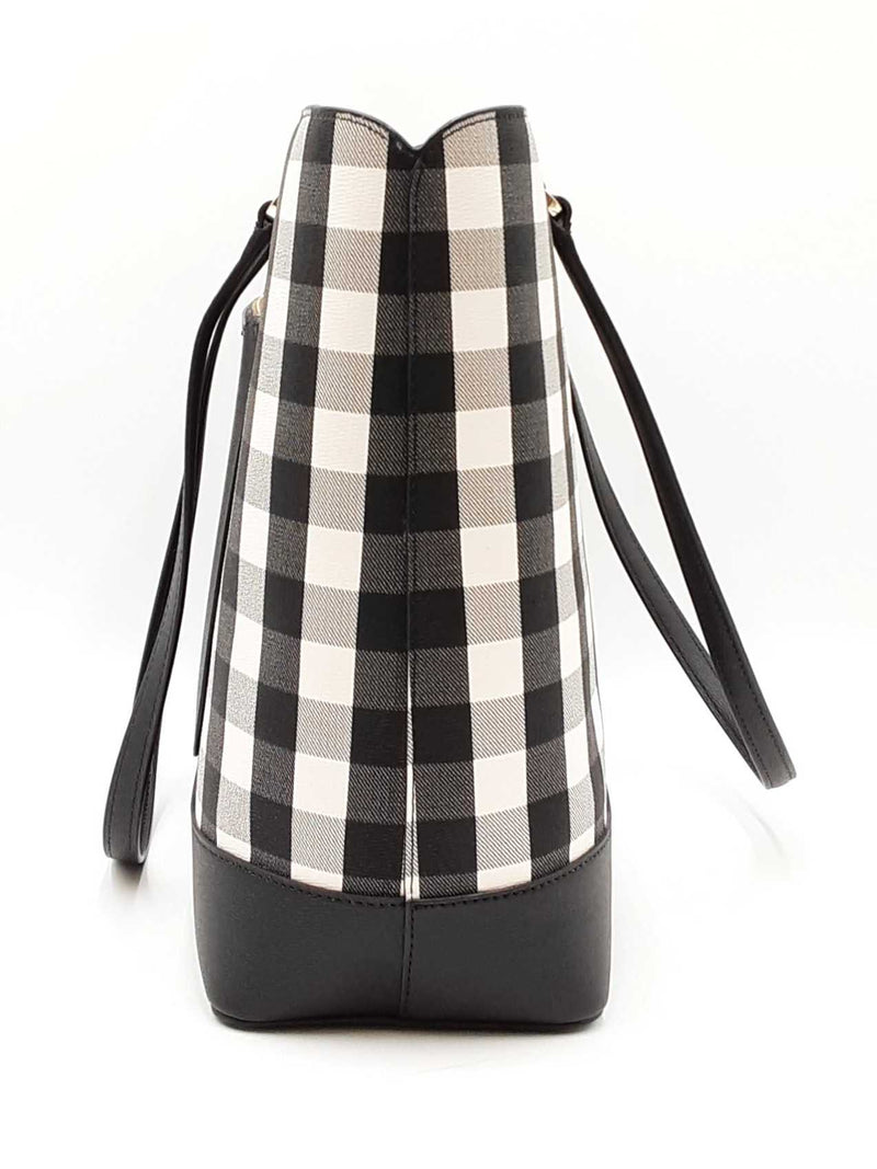 Kate Spade New York Perfect Tote In Jazzy Gingham Textured Pvc Fw0425wzsa