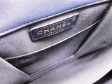 Chanel Paris- New York North South Boy Flap Blue Gold Crossbody Bag Do0925lcxzde