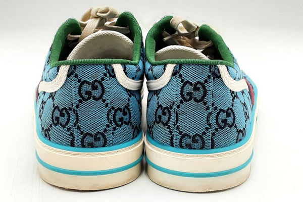 Gucci Gg Monogram Canvas Sneakers Size 10 Eb0824crsa