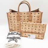 Mcm Munchen Visetos Monogram Tote Bag Sd1125ozxde