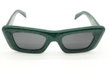 Prada Spr 13z Cat Eye Green Marble Sunglasses Eb1225cxde
