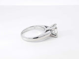 2.01 Ctw Diamond & 95% Platinum Solitaire Ring 8 Grams Size 5.25 Fw0926wsxzdu
