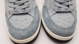 Chanel Light Blue Suede & Fabric Logo Sneakers Size 39.5 Eb1225lrxdu
