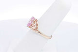 Pink Gemstone Ring In 10k Yellow Gold 2.7 Grams Size 7 Eb0824ixsa