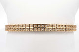 Approx. 1.26ctw Diamond 14k Yellow Gold Bracelet 21.8 Grams 7 Inch Eb1124cxzsa