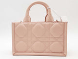 Christian Dior Mini Dior Book Tote Macrocannage Rose Handbag Aa0526lzxzsa