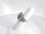 2.81ctw Diamonds 14k White Gold 9.7 Grams Ring Size 6.5 Sd0525lzizsa