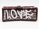 Balenciaga Xs Hourglass Graffiti Bag Red Aa0326rrzsa