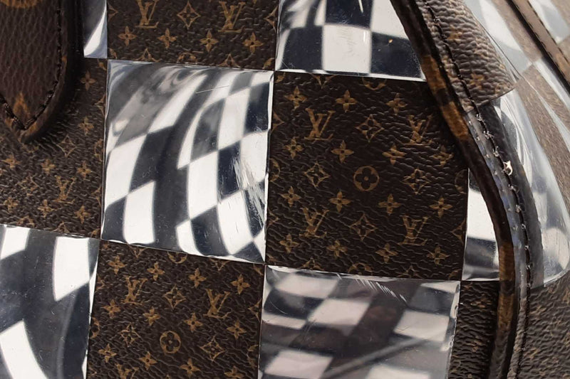 Louis Vuitton Monogram Pvc Chess Keeepall Bandouliere 50 Eb1223wxxzsa