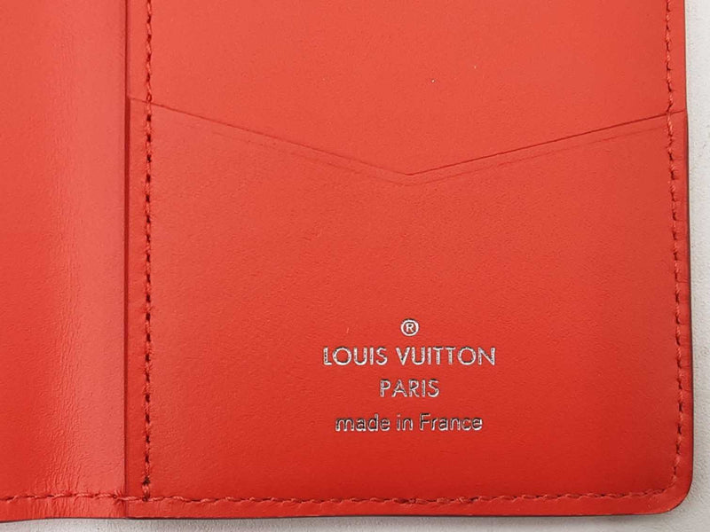 Louis Vuitton Pocket Organizer In Red Epi Xl Grained Leather Fw0725prxdu