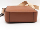 Michael Kors Embossed Pebble Leather Messenger Brown Aa0726rzsa