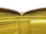 Jimmy Choo Jc Logo Yellow Leather Wallet Sd0626rzde