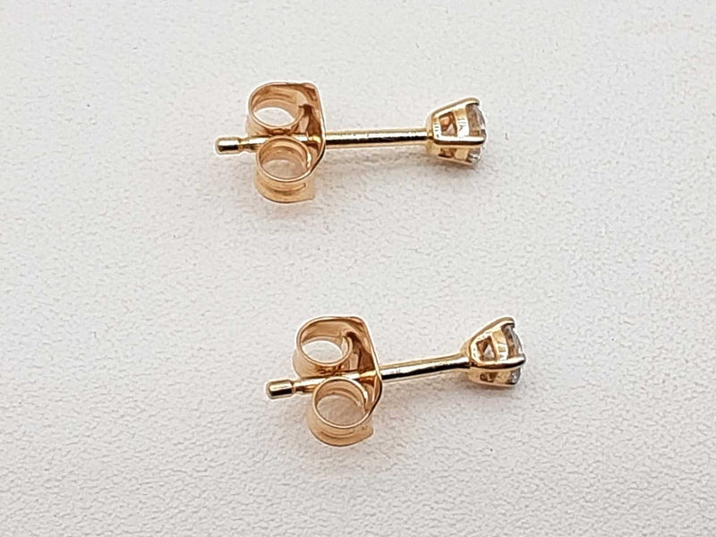 0.25 Cttw Lab Grown Diamonds 14k Yellow Gold 0.6g Stud Earrings Do0325sxde