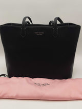 Kate Spade New York Black Pebble Leather Veronica Tote Bag Eb1025oxsa