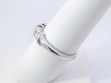 0.30 Cttw Diamond & 14k White Gold Anniversary Ring 3.9g Size 7.25 Fw0326ocrdu
