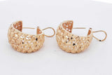 14k Yellow Gold Filigree Hoop Earrings 7.7 Grams Eb0826wixsa