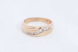 Approx. 0.42ctw Diamond Ring In 14k Yellow Gold 5.24 Grams Size 8 Eb1023lorsa