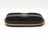 Gucci Ophidia Belt Bag In Black Suede & Patent Leather Size 85/34 Fw0926oexdu