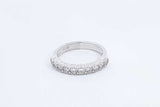 0.7ctw Lab Grown Diamond Ring In 925 Sterling Silver 2.9 Grams Size 7 Eb1124epdu