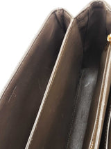 Celine Medium Quilted C Bag In Brown Leather Fw1026pxzdu