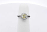 0.5cttw Diamond Ring In 14k White Gold 3 Grams Size 4 Eb0926crxsa