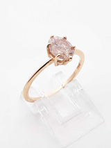 1.0 Ctw "Salt & Pepper" Diamond & 10k Yellow Gold Ring 5 Gram Size 7 Fw0725wozdu
