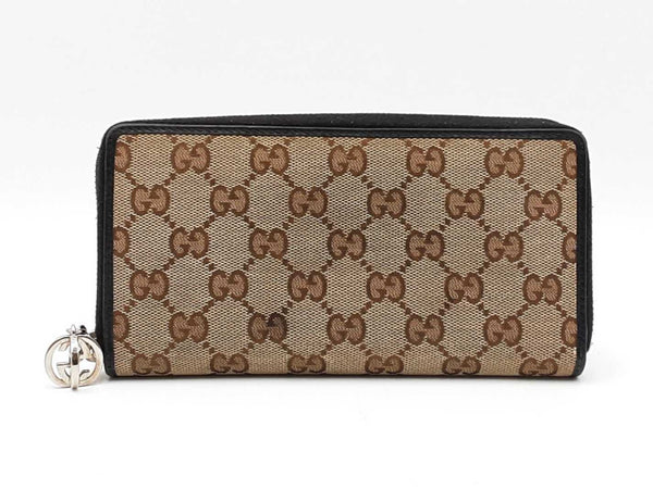 Gucci Twins Gg Monogram Canvas Continental Zip-around Wallet Fw0725orzdu