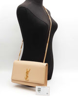 Yves Saint Laurent Classic Kate Medium Bag Beige Aa0726pzxsa