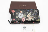 Gucci Flora Knight Floral Print Leather Zip Around Wallet Eb0526lcrsa