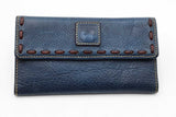 Dooney & Bourke Teal Leather Florentine Continental Clutch Wallet Eb0125lrdu