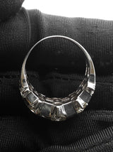 3.92 Cttw Diamond & 14k Gold Art Deco Statement Ring 8.8g Size 7.75 Fw0326lrzxdu