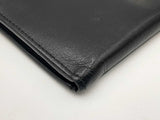 Christian Dior Black Leather Wallet Fw0225lrxdu