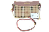 Burberry Haymarket Check Peyton Crossbody Bag Eb0826lcrsa