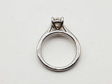 1.01 Carat Oval Diamond 0.90 Plat. 5.7g Ring Size 5 Do0624orxzde