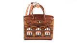 Mini Bag Charm Brown Sd0825edu