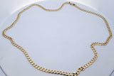 14k Yellow Gold Curb Link Chain Necklace 14.9 Grams 24 Inch Eb0526lxxzde