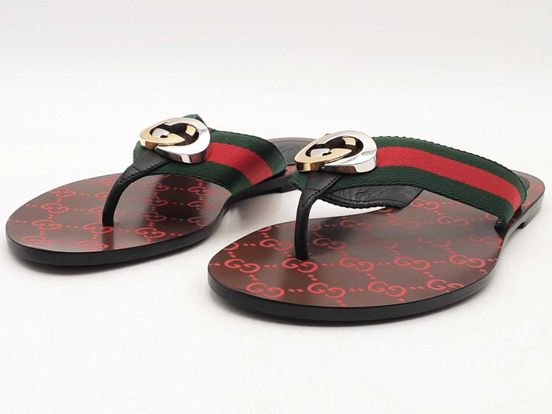 Gucci 612138 Gg Multicolor Slides Size 39 Aa0725orzsa