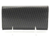 Fendi Mirco Ff Logo Long Flap Wallet Black Aa0126lrzsa