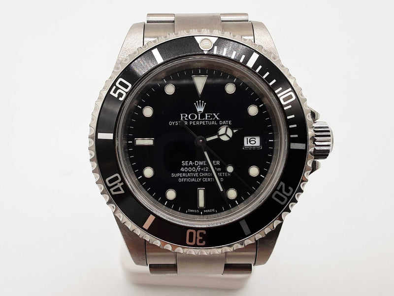 Rolex 16600 40 Sea-dweller Black Dial Steel Oyster Band Watch Do1024elxzde