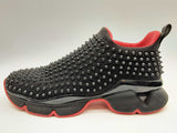 Christian Louboutin Black Red Spike Neoprene Shoes Size Eu 44 Do0225orxde