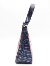 Brahmin Crocodile Embossed Esme Magic Ombre Shoulder Bag Lh1024crde