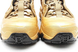 Burberry Arthur Gold Metallic Sneakers Size 43.5 Eb0526lxzsa